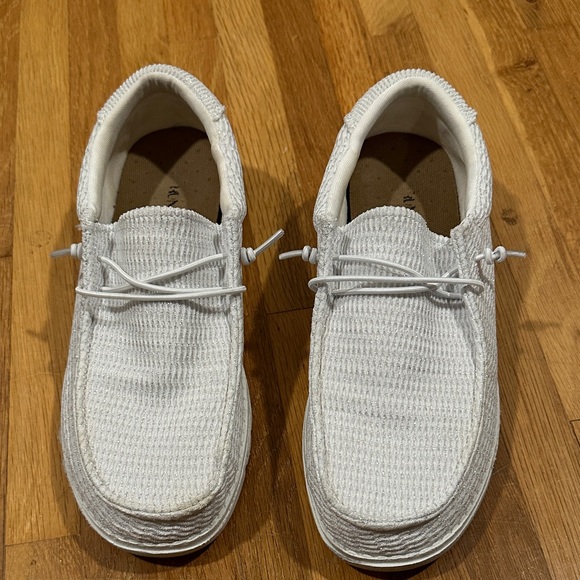 Bruno Marc | Women’s White Casual Shoes - Picture 3 of 15